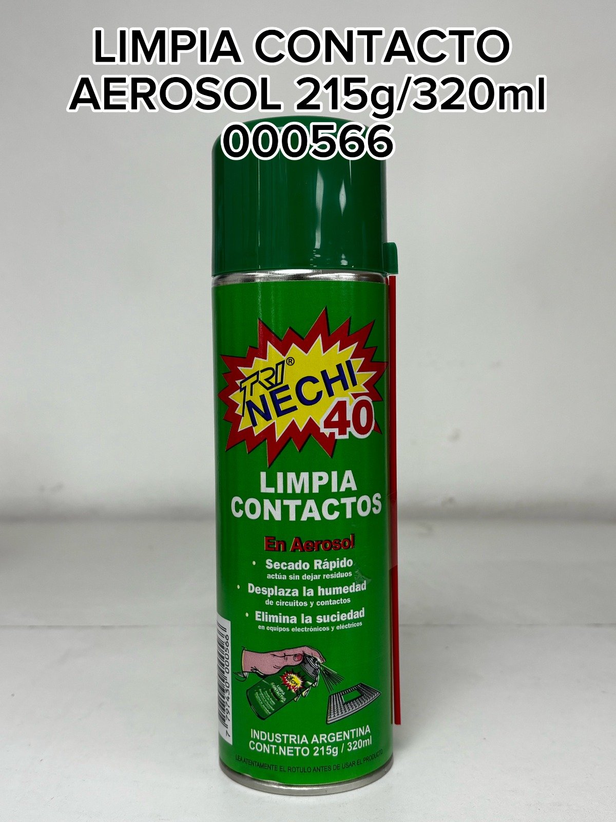 LIMPIA CONTACTOS AEROSOL NECHI 215G/320ML
