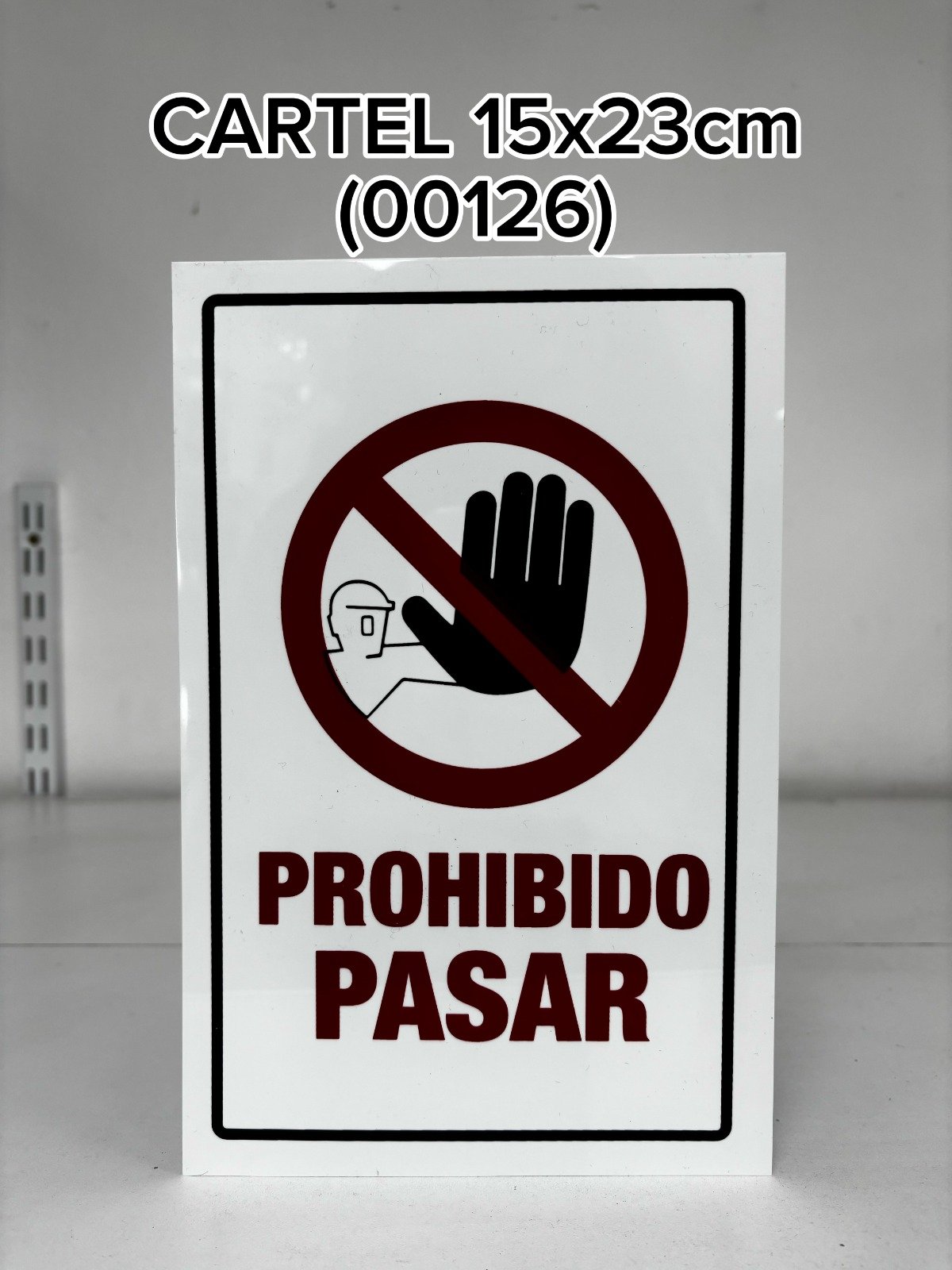 CARTEL PROH PASAR (15X23)