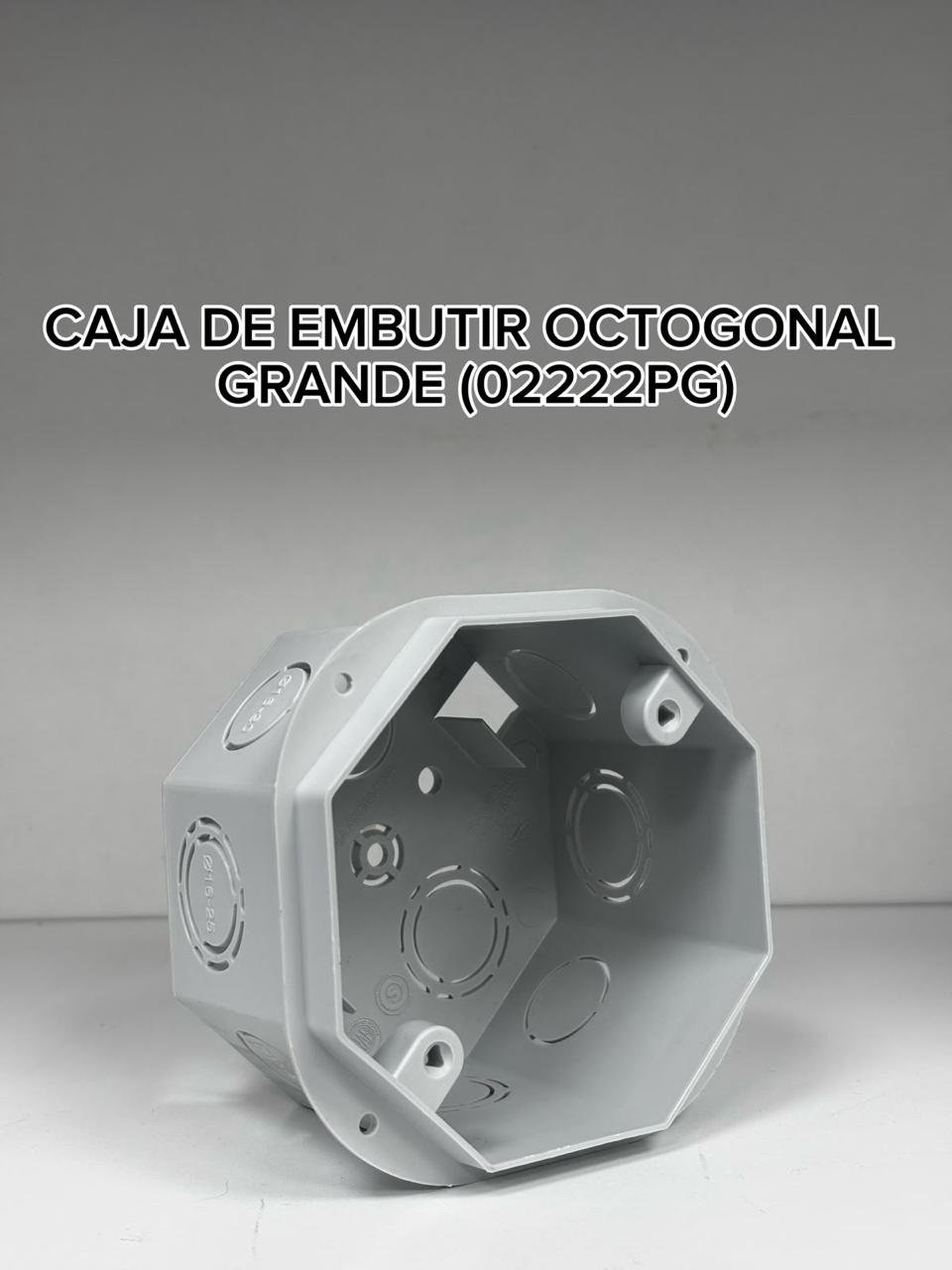 CAJA DE EMB OCTOG GRANDE GENROD 02222PG-90