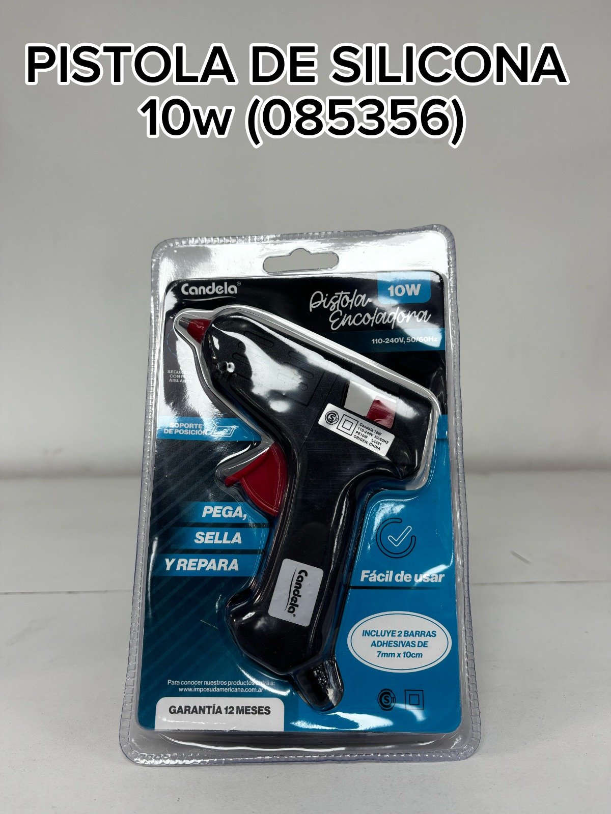 PISTOLA DE SILICONA 10W CANDELA ADH1124