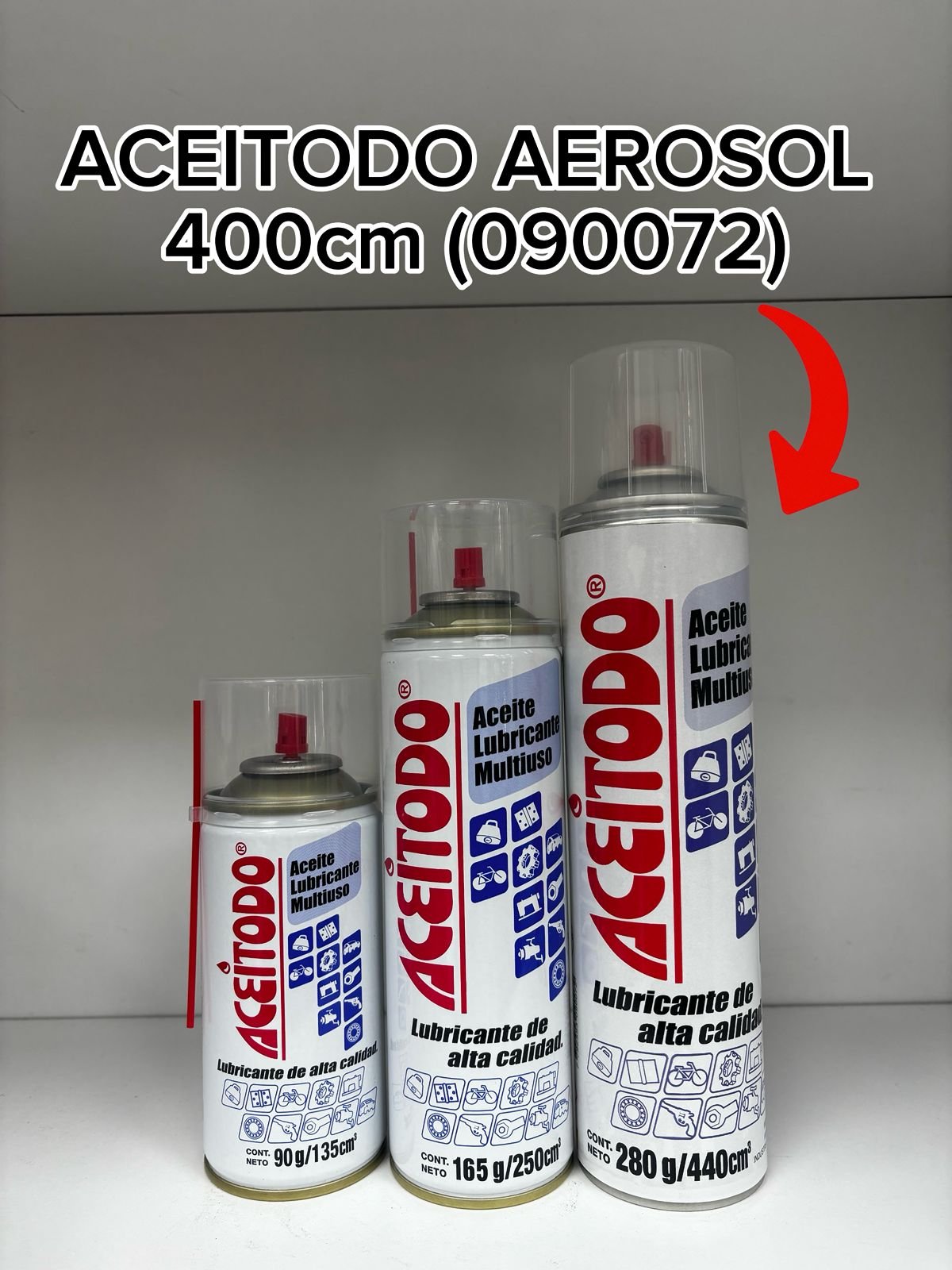 ACEITODO AEROSOL 400CM GL1582
