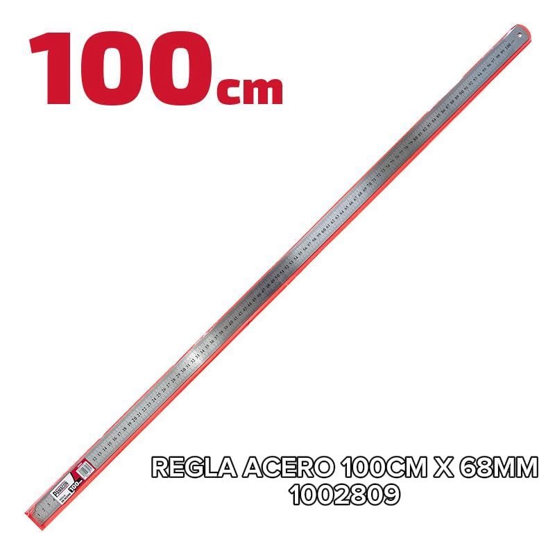 REGLA ACERO 100CM X 68MM 1002809