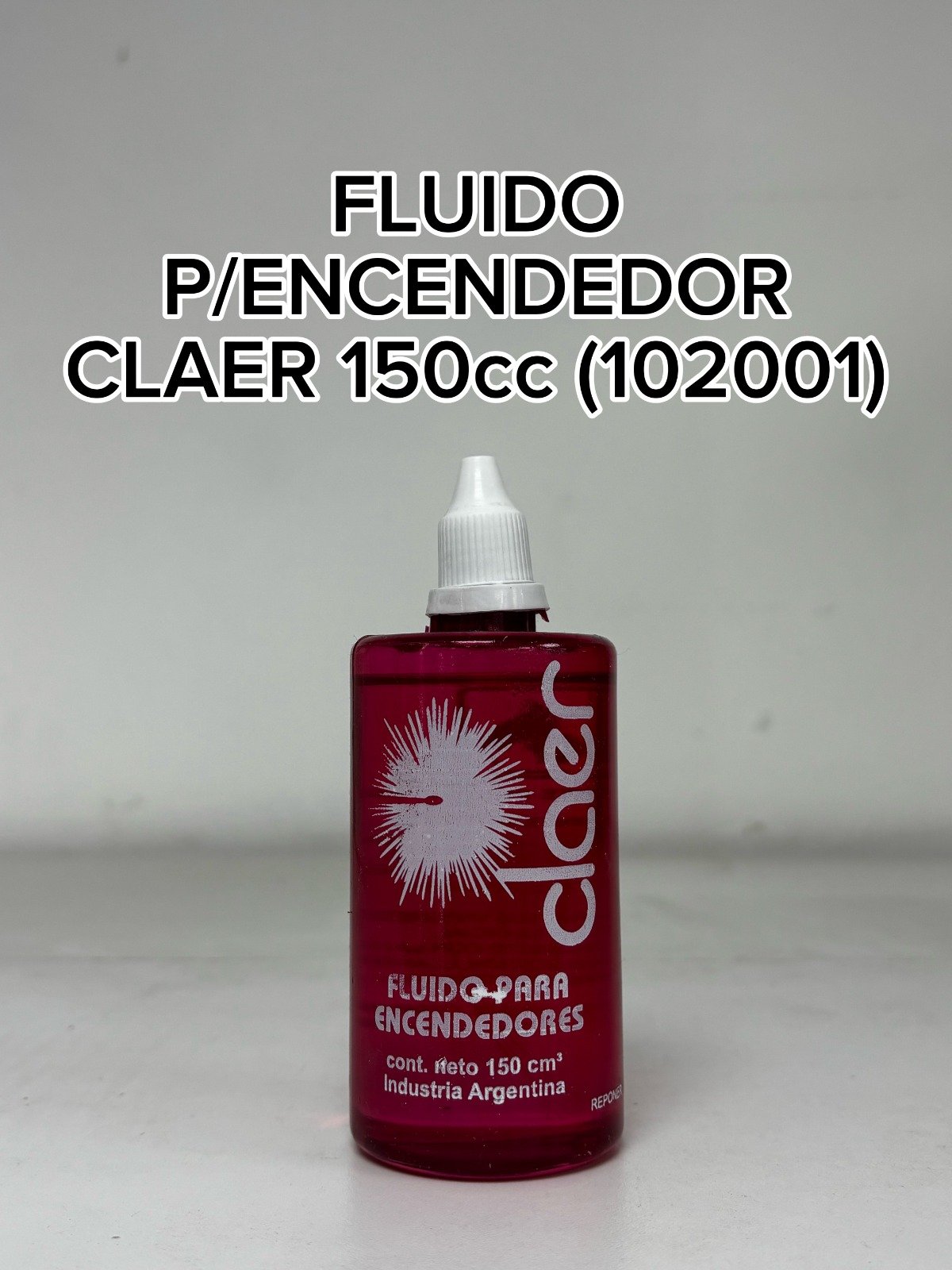 FLUIDO P/ ENCENDEDORES CLAER X150CC