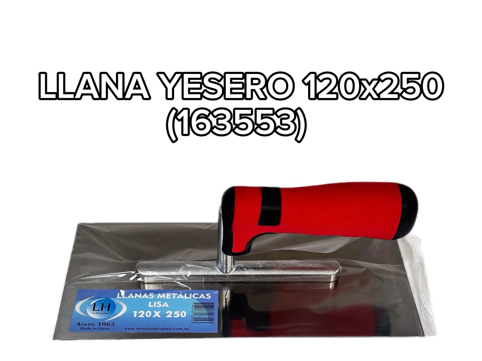 LLANA YESERO 120X250 ACERO 1065 0621225I