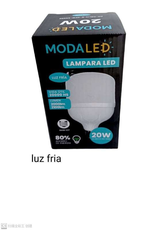 LAMPARA LED HI POWER 20W AN-0BL13-B-20W-6500K-50(1