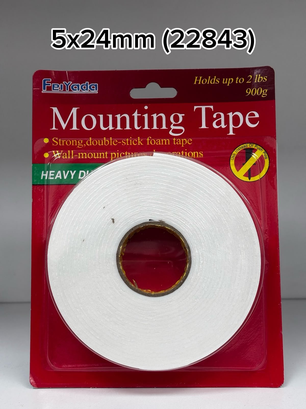 CINTA DOBLE FAZ 5M X24MM FYD-1888/ 22843