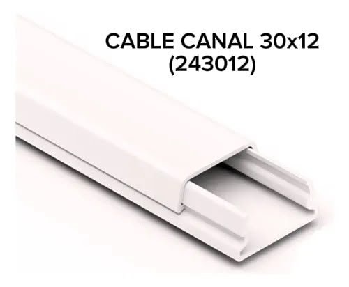 CABLE CANAL SISTELECTRIC 30X12 CINTA AUTOADHESIVA 243012-27