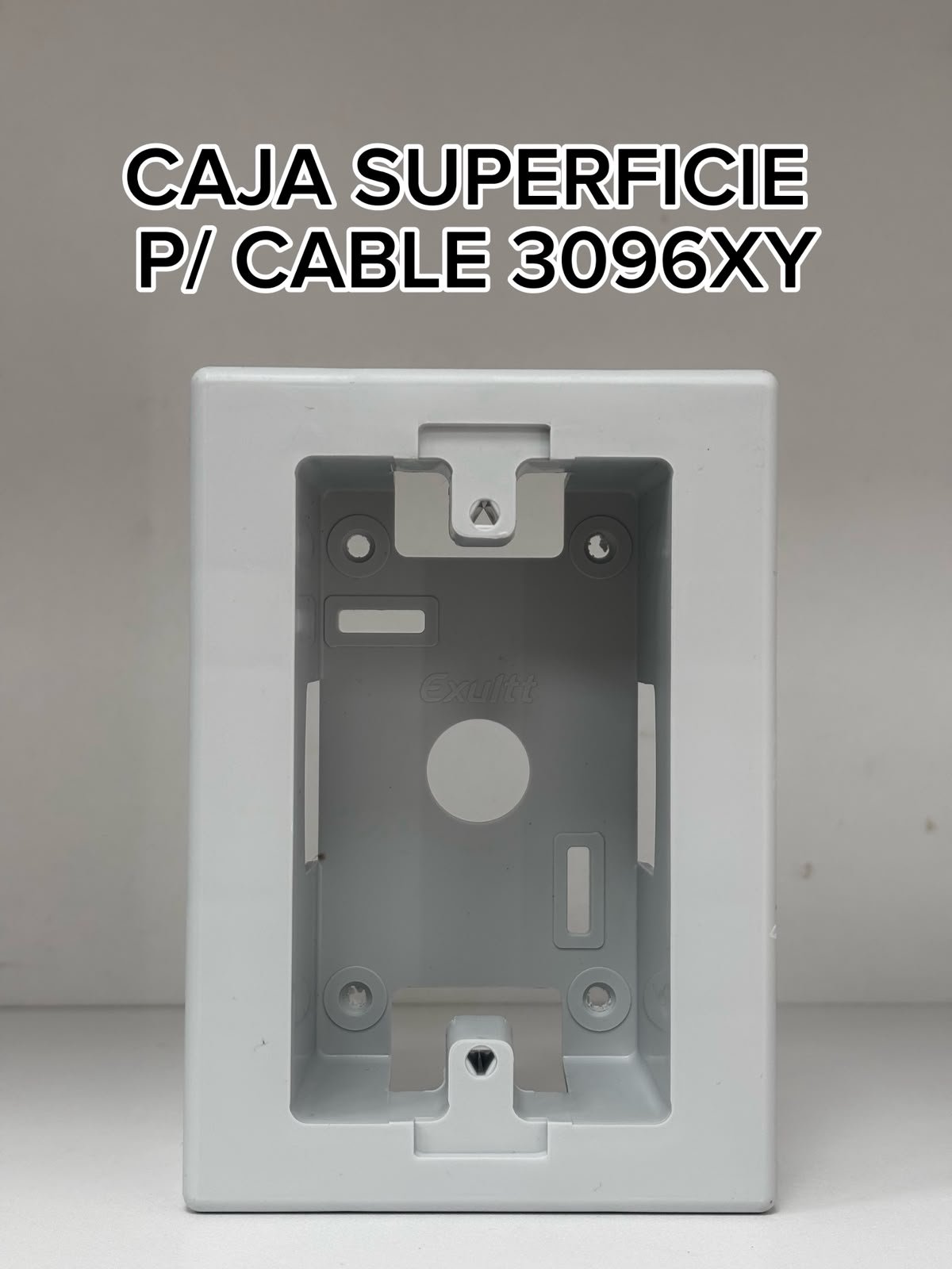 CAJA SUPERFICIE P/ CABLE CAN 3096XY