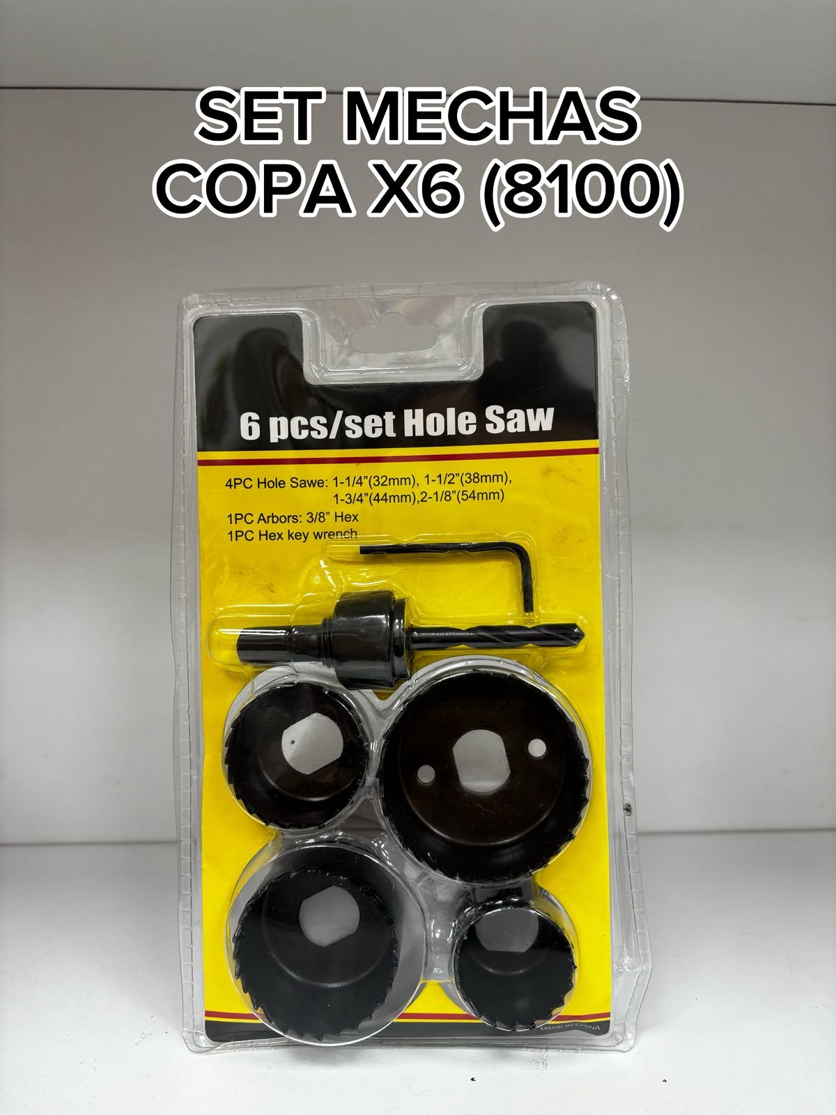 SET MECHAS COPA X6 8100