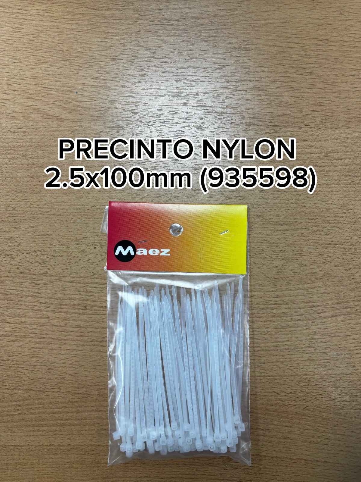 PRECINTO NYLON 2.5X100MM
