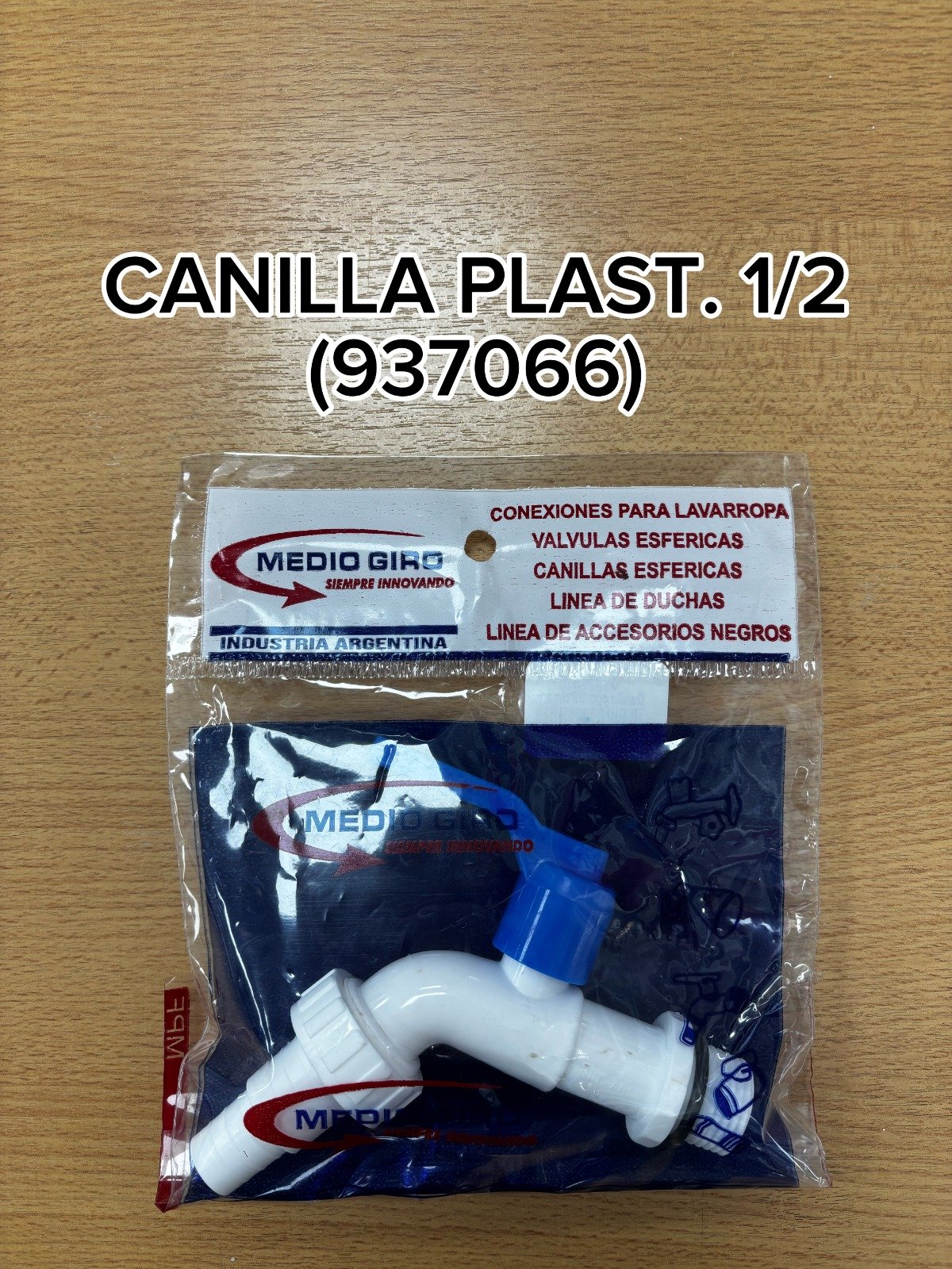 CANILLA PLAST 1/2" 937066