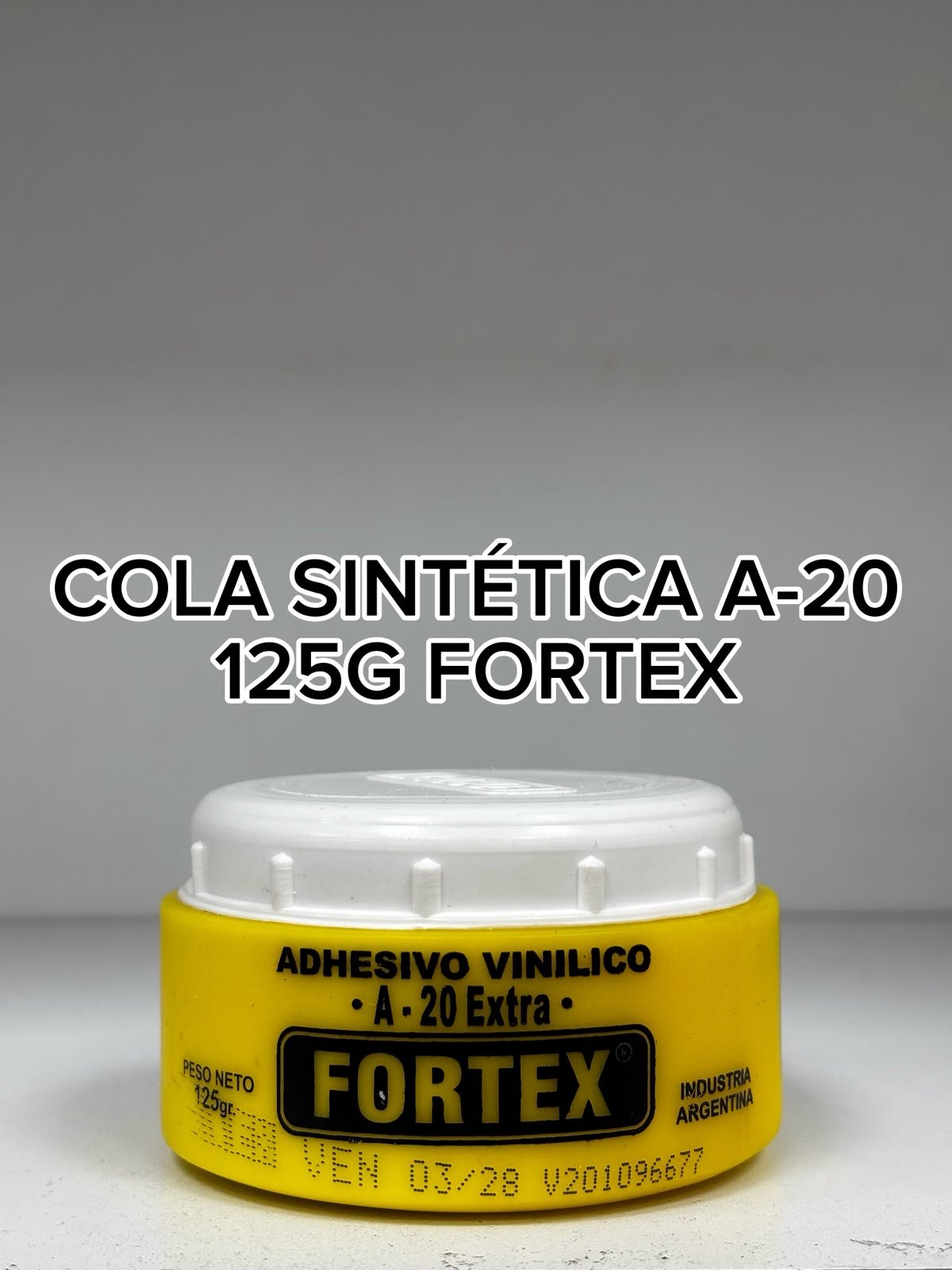 COLA SINTETICA A-20 125G FORTEX