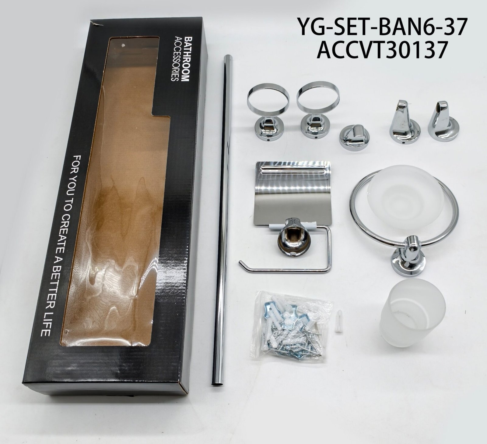 SET DE ACCESORIOS DE BAÑO YG-SET-BAN6-37 ACCVT30137