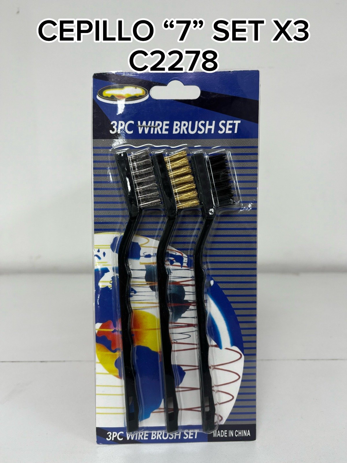 CEPILLO 7" SET X3 C2278