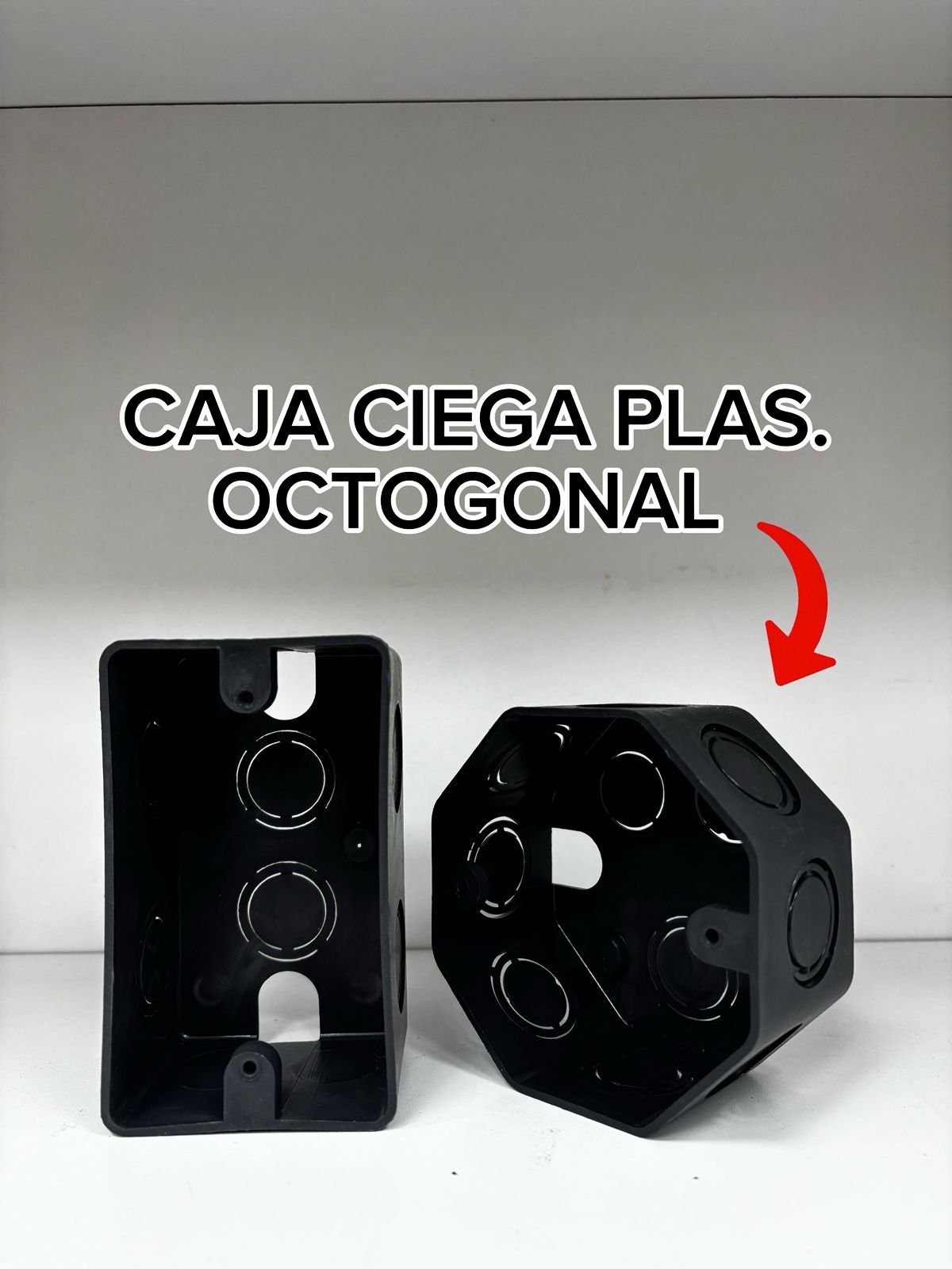 CAJA CIEGA PLASTICA OTOGONAL