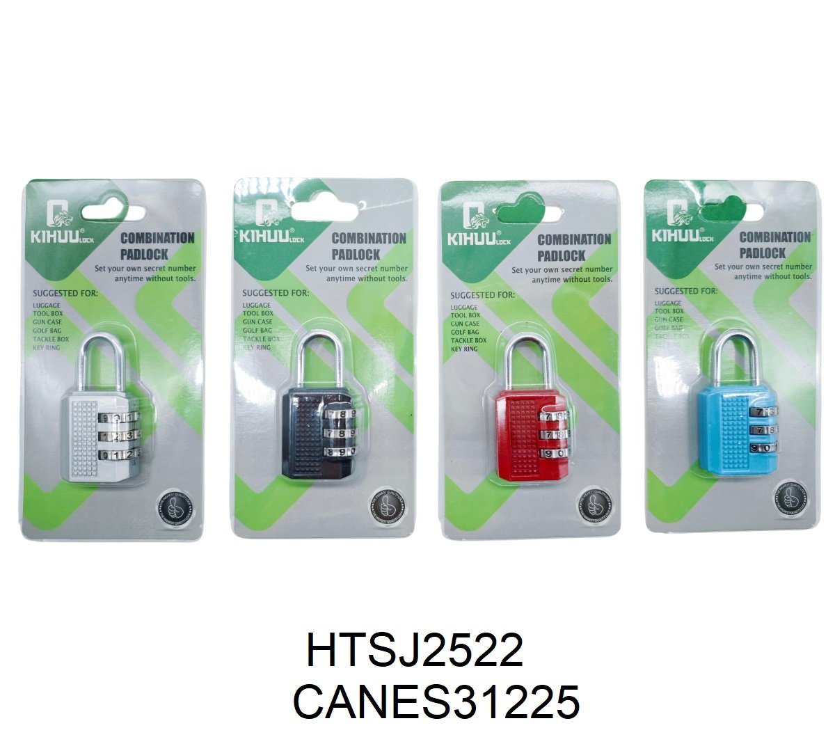 CANDADO C/CLAVE M HTSJ2522-360 CANES31225