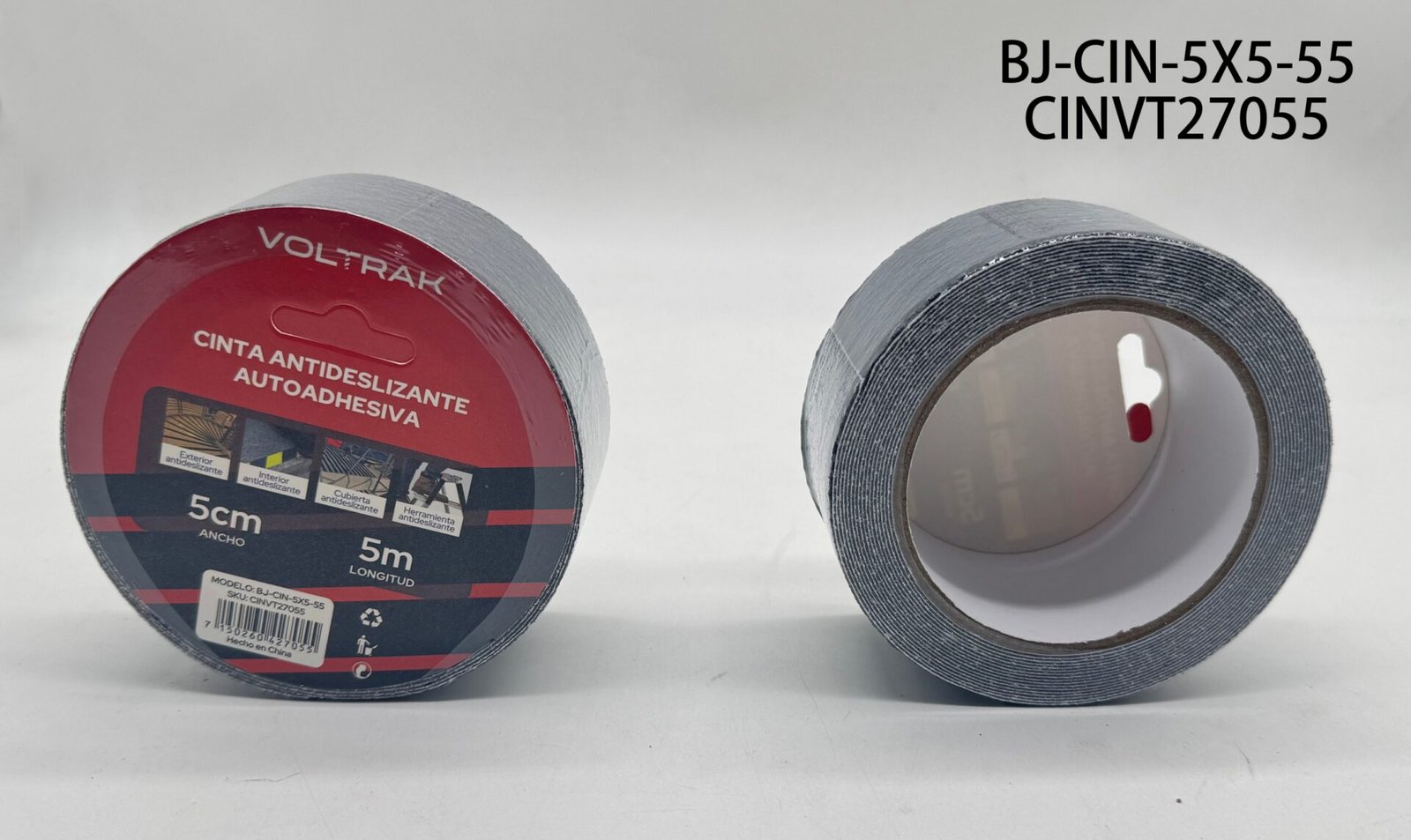 CINTA ANTIDESLIZANTE AUTOADHESIVA 5cm*5m BJ-CIN-5X5-55 CINVT27055