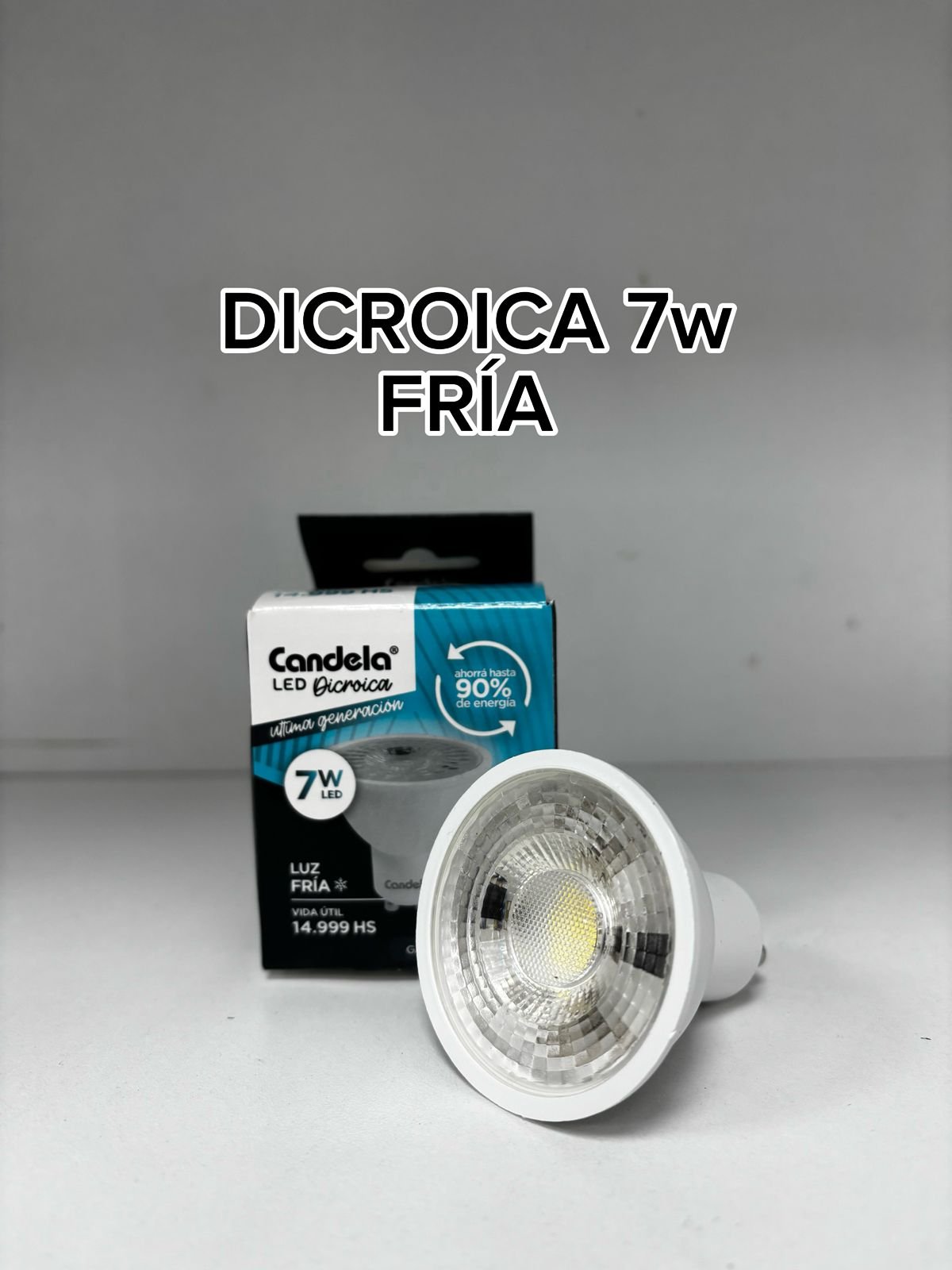 DICROICA 7W FRIA CANDELA