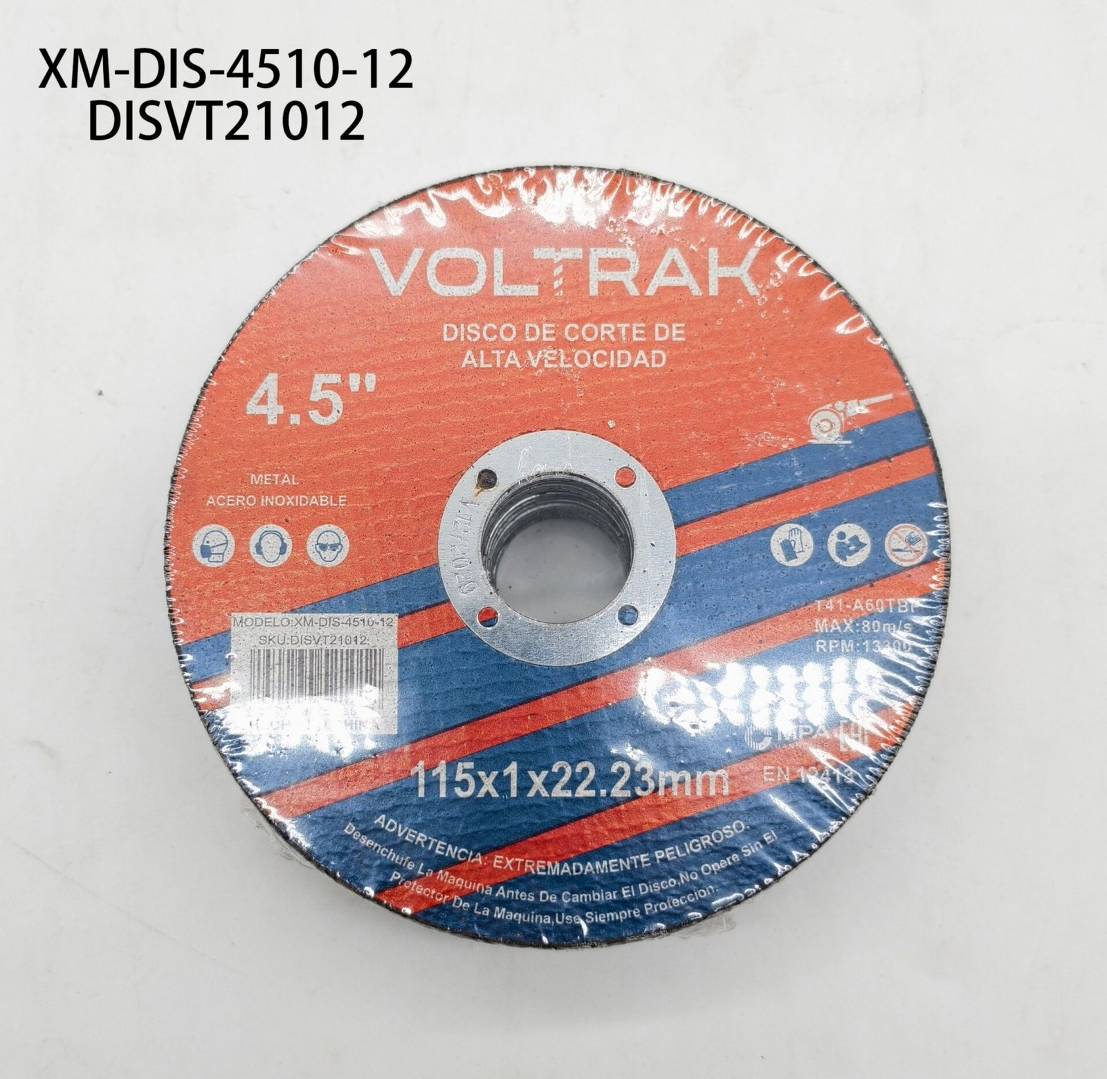 DISCO DE CORTE PARA METAL DISVT21012