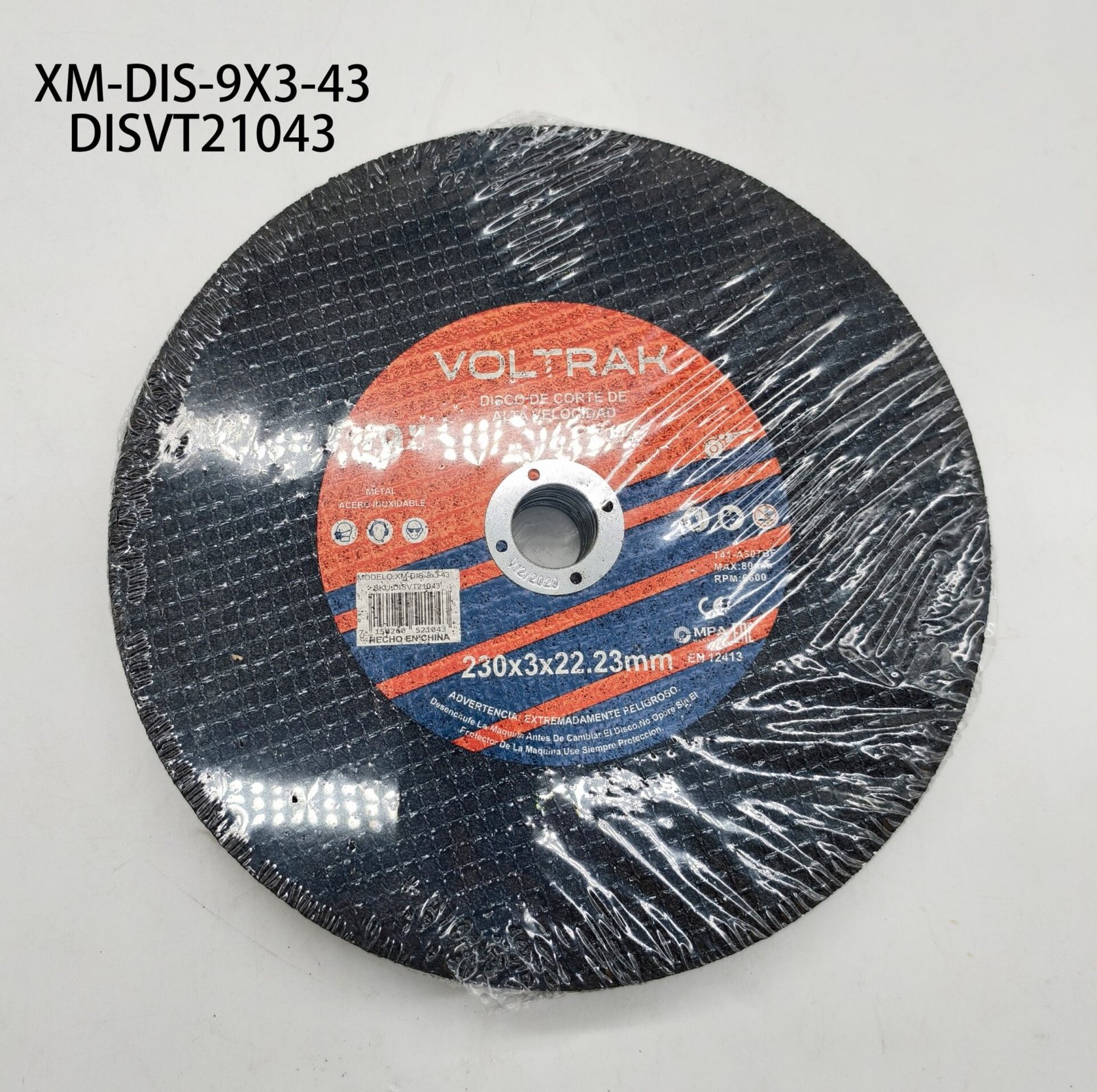DISCO DE CORTE PARA METAL DISVT21043