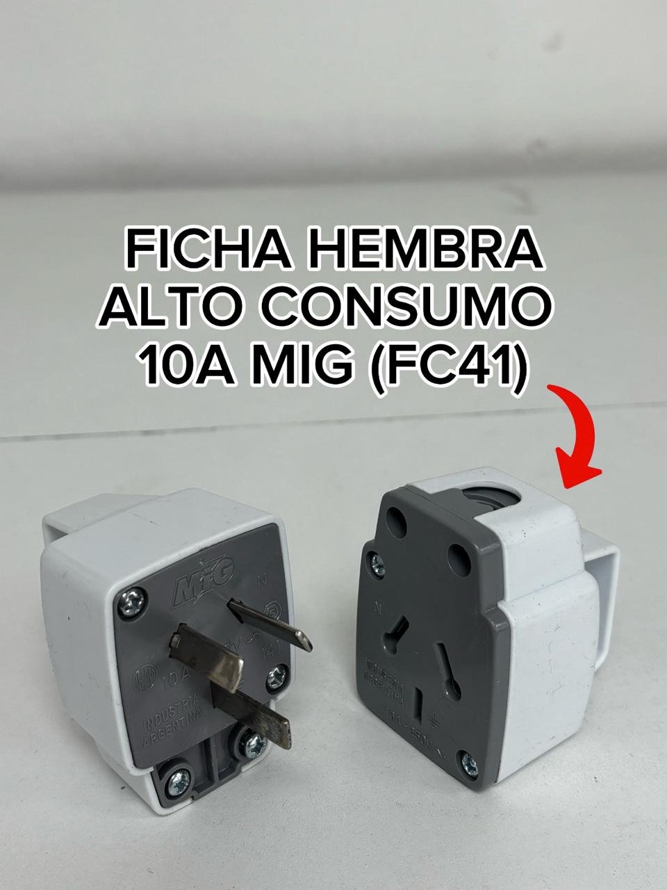 FICHA HEMBRA ALTO CONSUMO 10A MIG