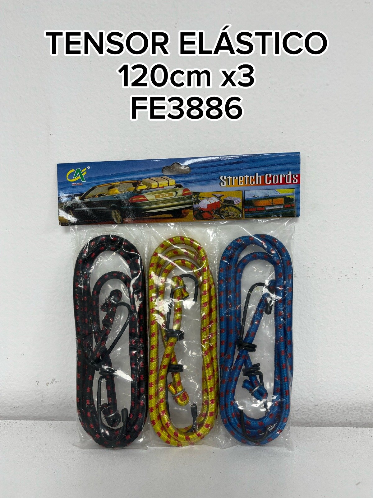 TENSOR ELASTICO 120CM*3 FE3886