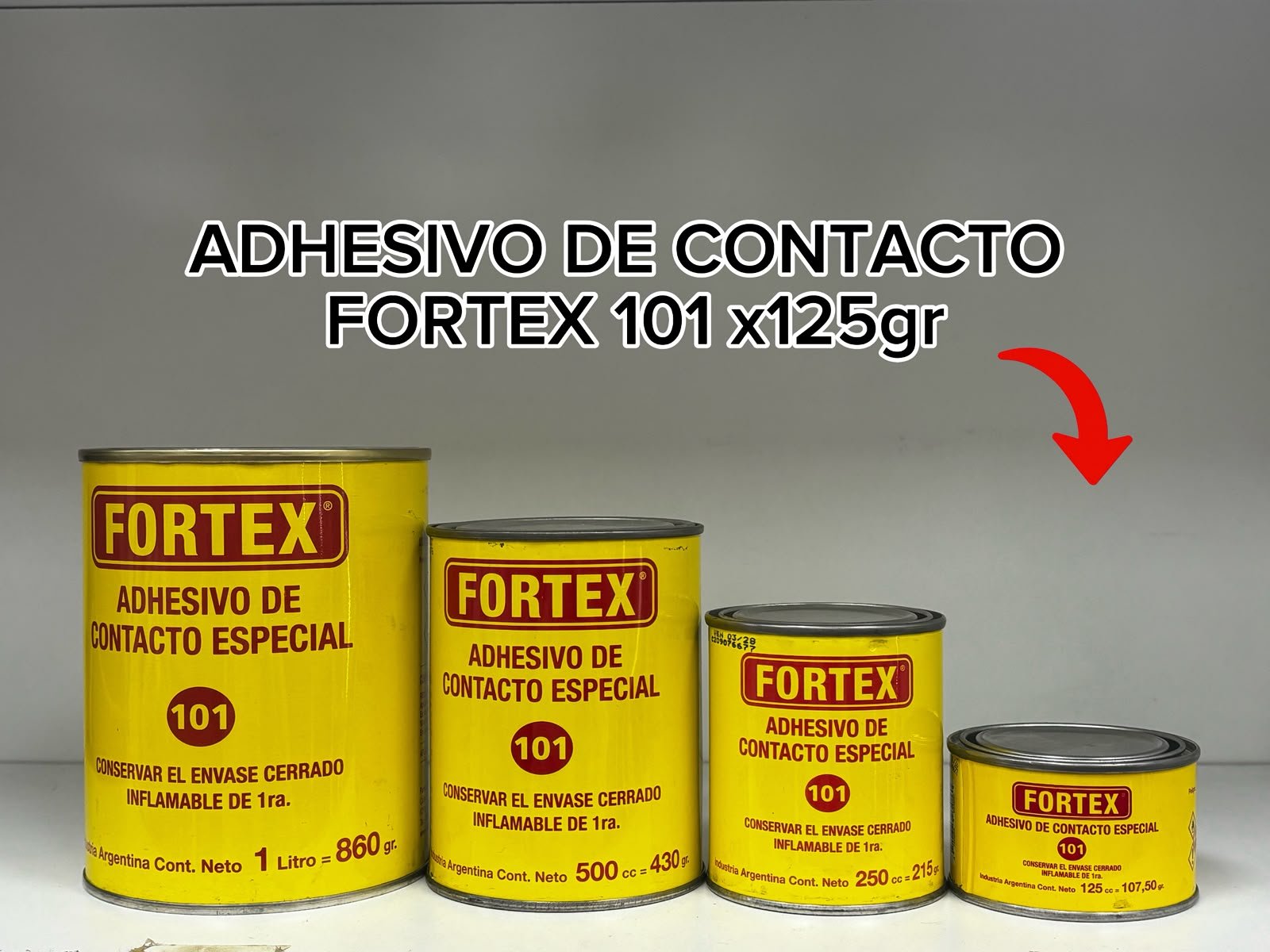 ADHESIVO DE CONTACTO FORTEX 101 X125GR MAEZ