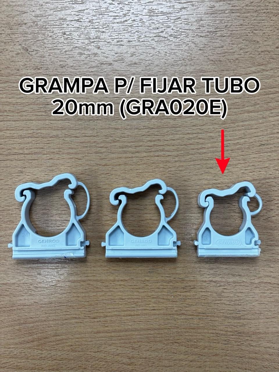 GRAMPA P/FIJAR TUBO SISTELECTRIC 20MM GRA020E-800