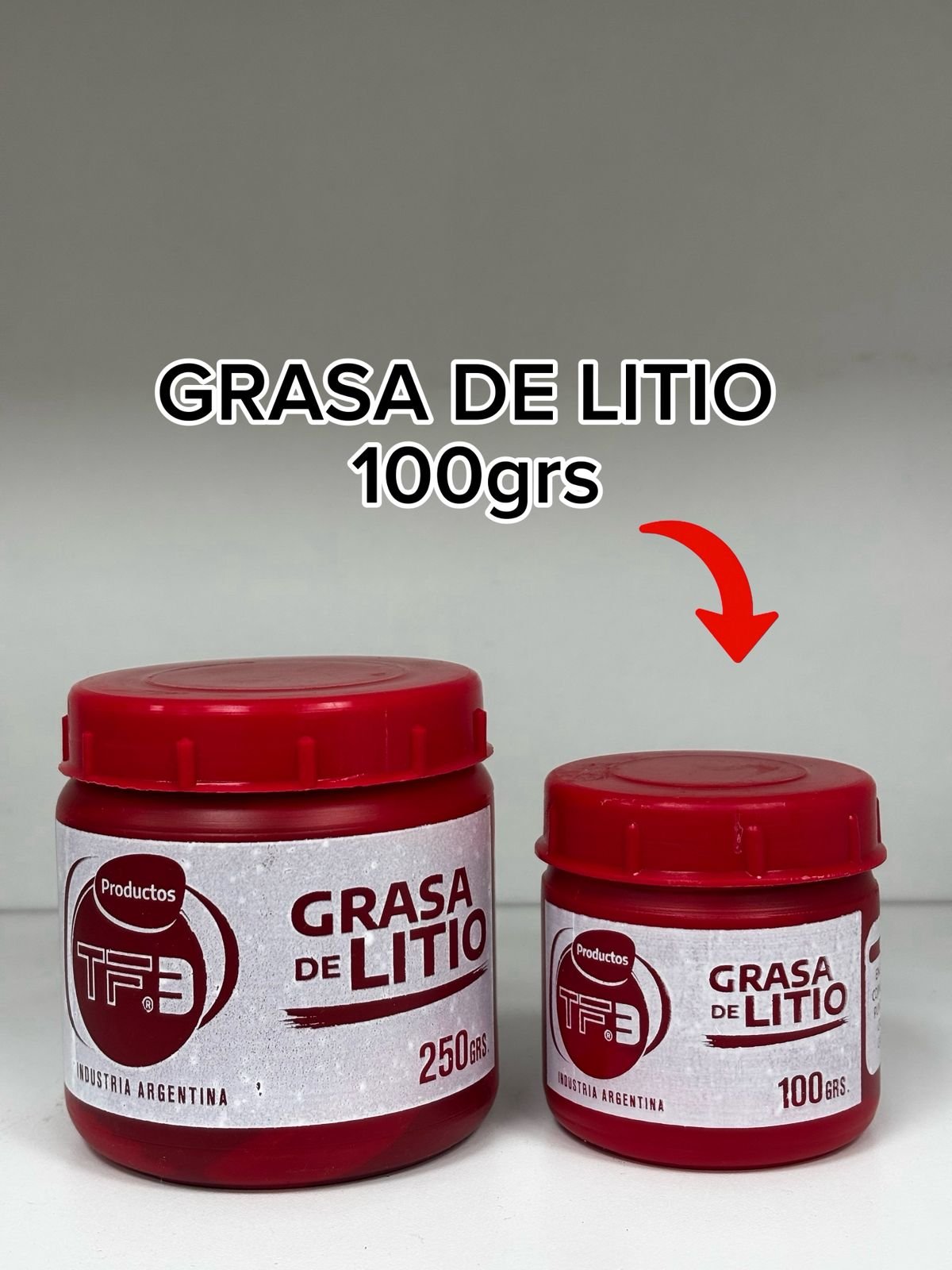 GRASA LITIO TF3 ROJA 100G/GL241