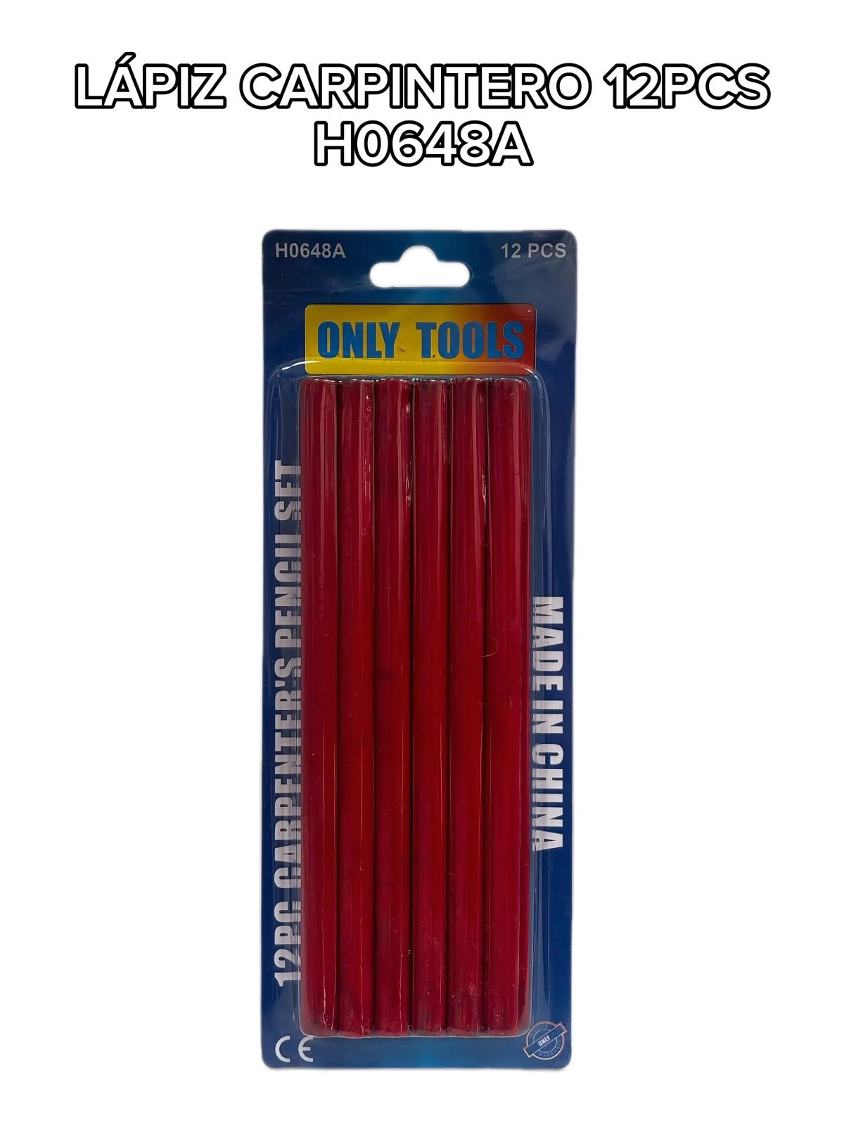 LÁPIZ CARPINTERO H0648A 12PCS