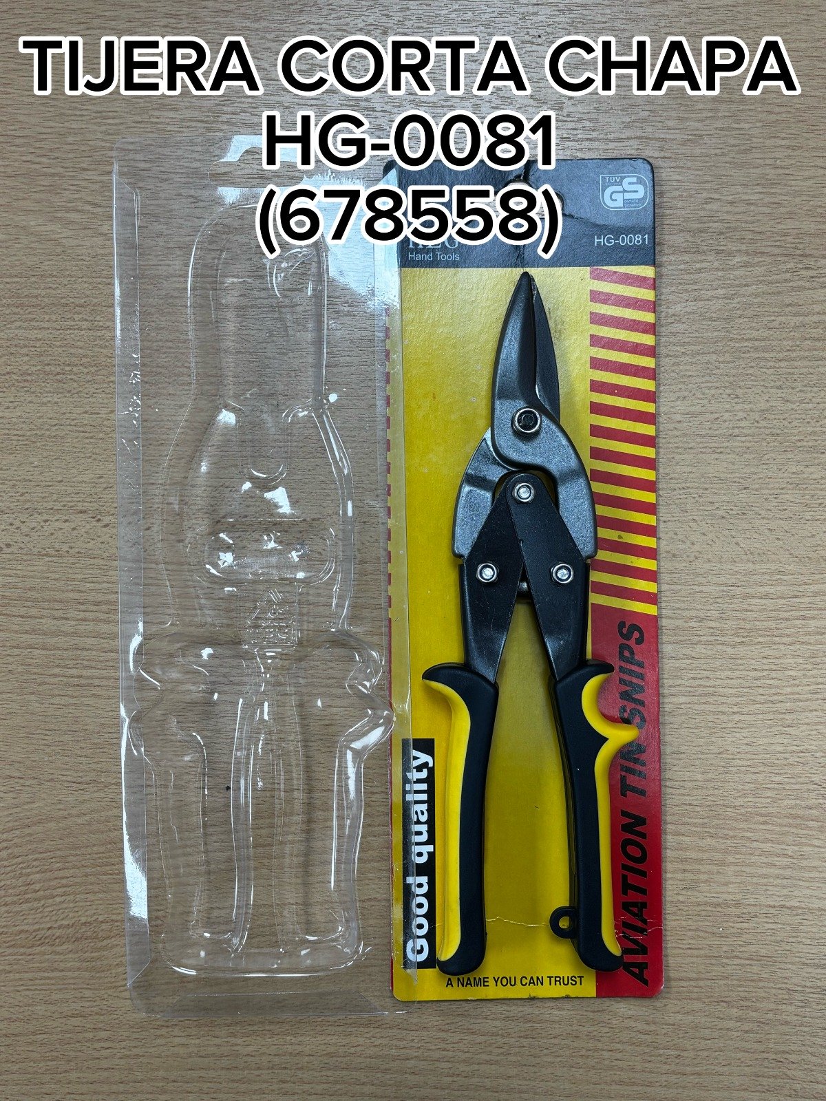 TIJERA CORTA CHAPA HG-0081