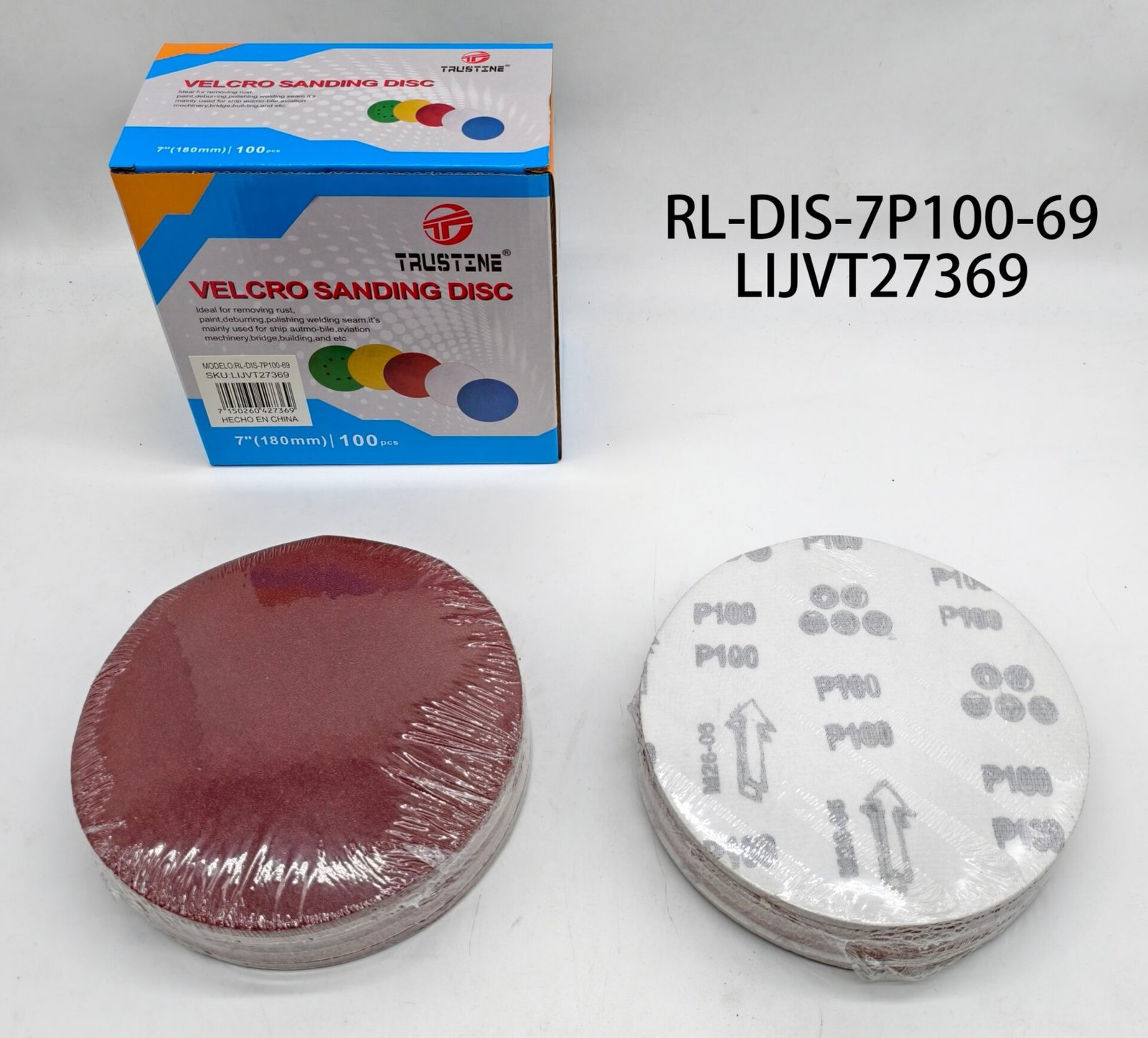 7"DISCO LIJAS P100 RL-DIS-7P100-69 LIJVT27369