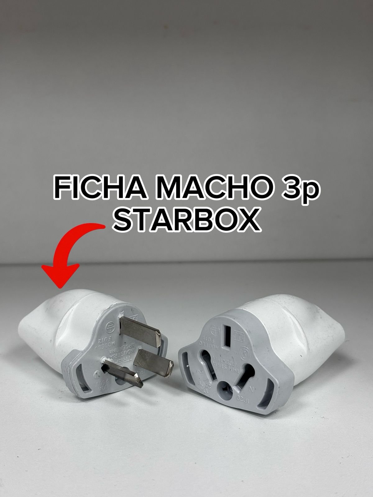 FICHA MACHO 3P STARBOX