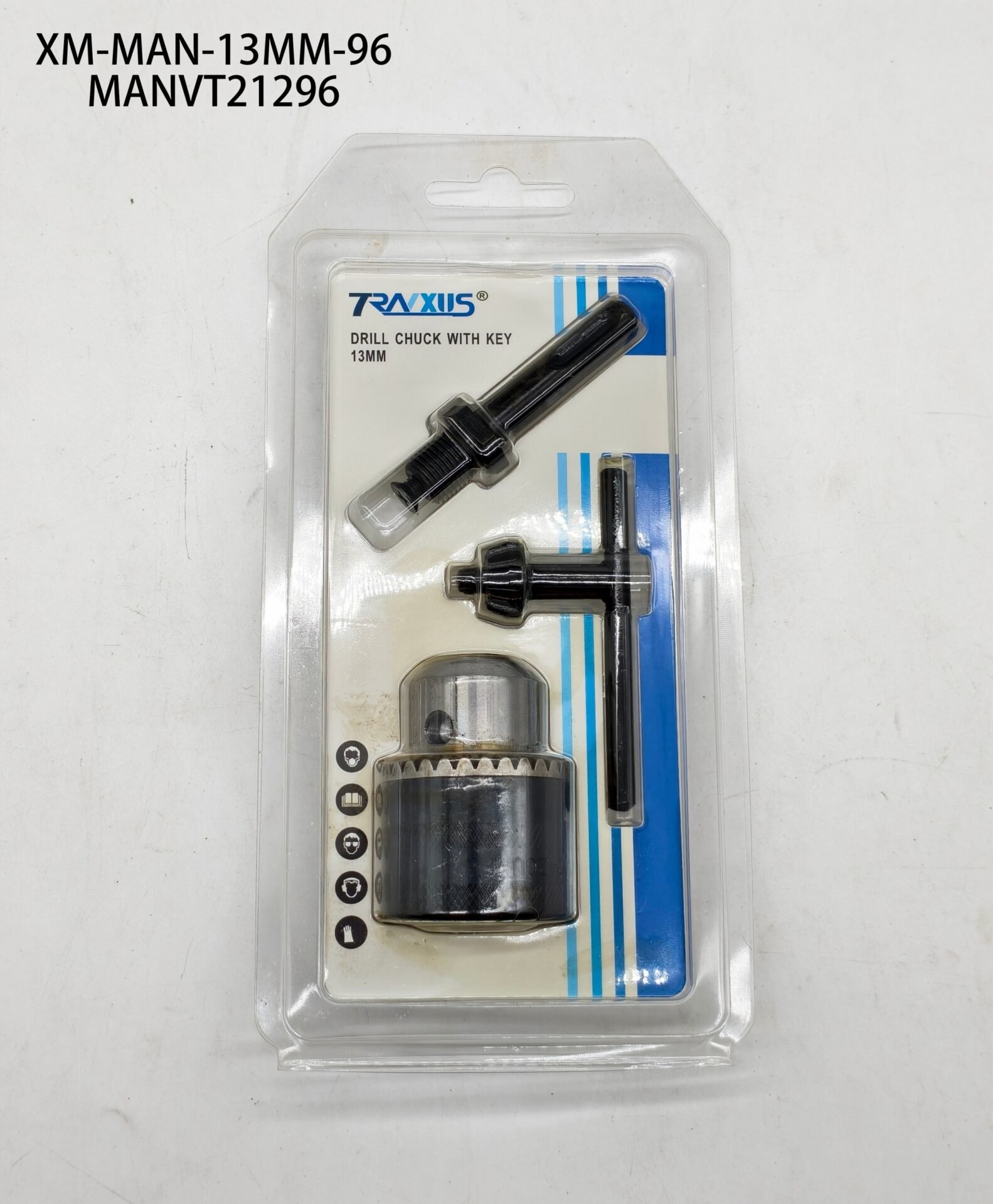 MANDRIL CON ADAPTADOR SDS PLUS Y LLAVE MANVT21296