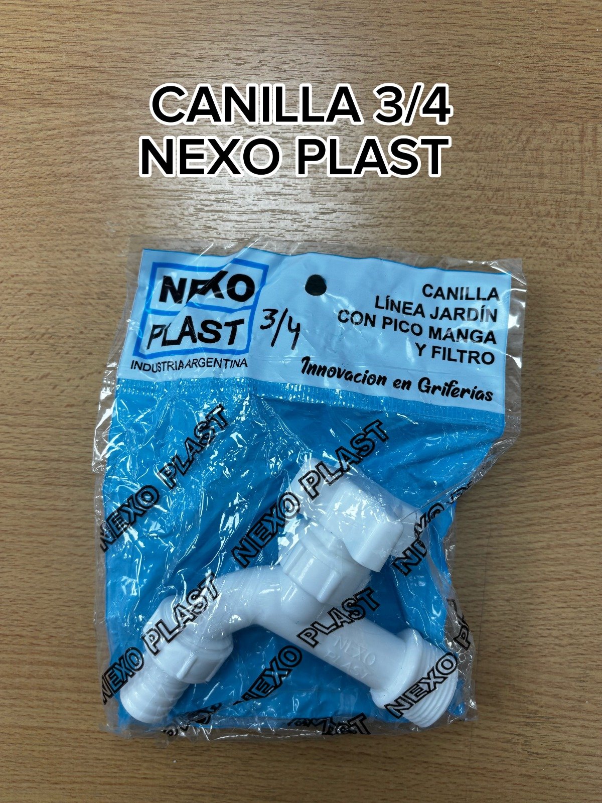CANILLA 3/4 NEXO PLAST OESTE LED