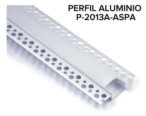 PERFIL ALUMINIO P-2013A-ASPA ABAJO ASPA ABAJO