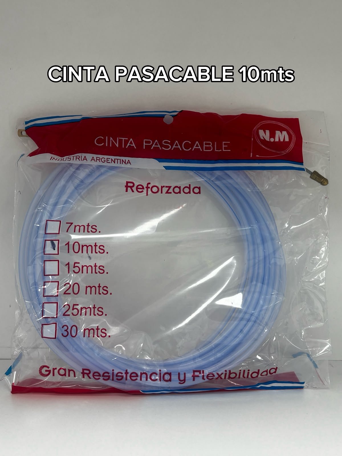 CINTA PASACABLE 10M REFORZADA
