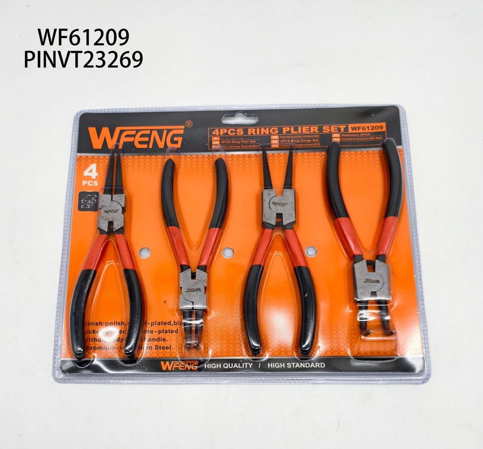 JUEGO DE PINZAS SEGUER WF61209