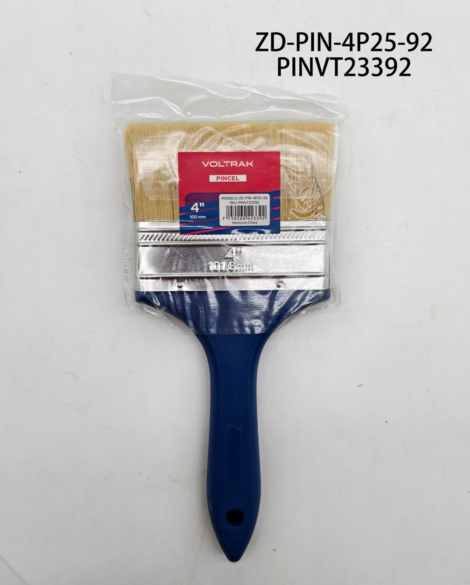 PINCELETA 4" MANGO AZUL PINVT23392