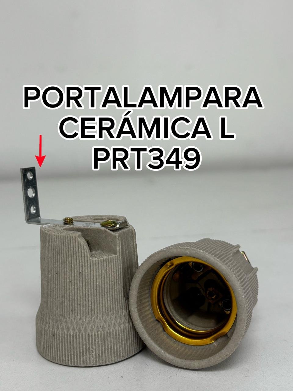 PORTALAMPARA CERAMICA CON ^L^