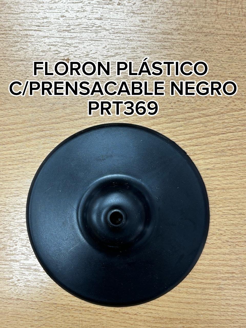 FLORON PLASTICO C/PRENSACABLE NEGRO STARBOX
