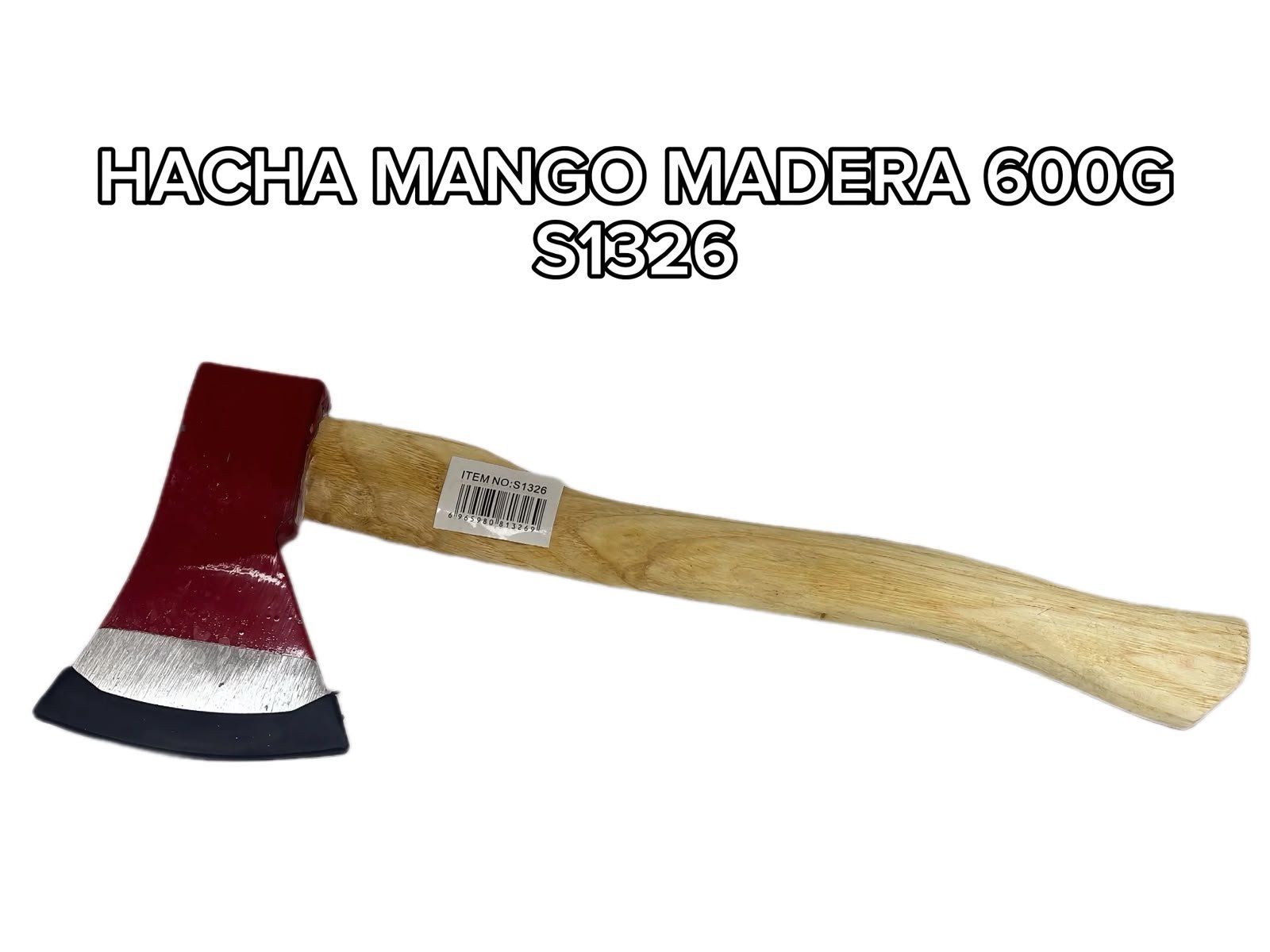 HACHA MANGO MADERA 600G S1326