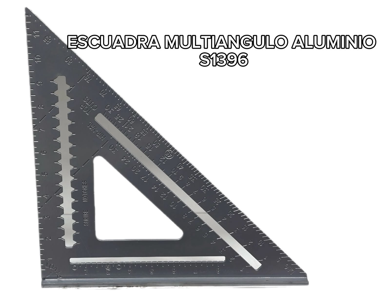 ESCUADRA MULTIANGULO ALUMINIO S1396