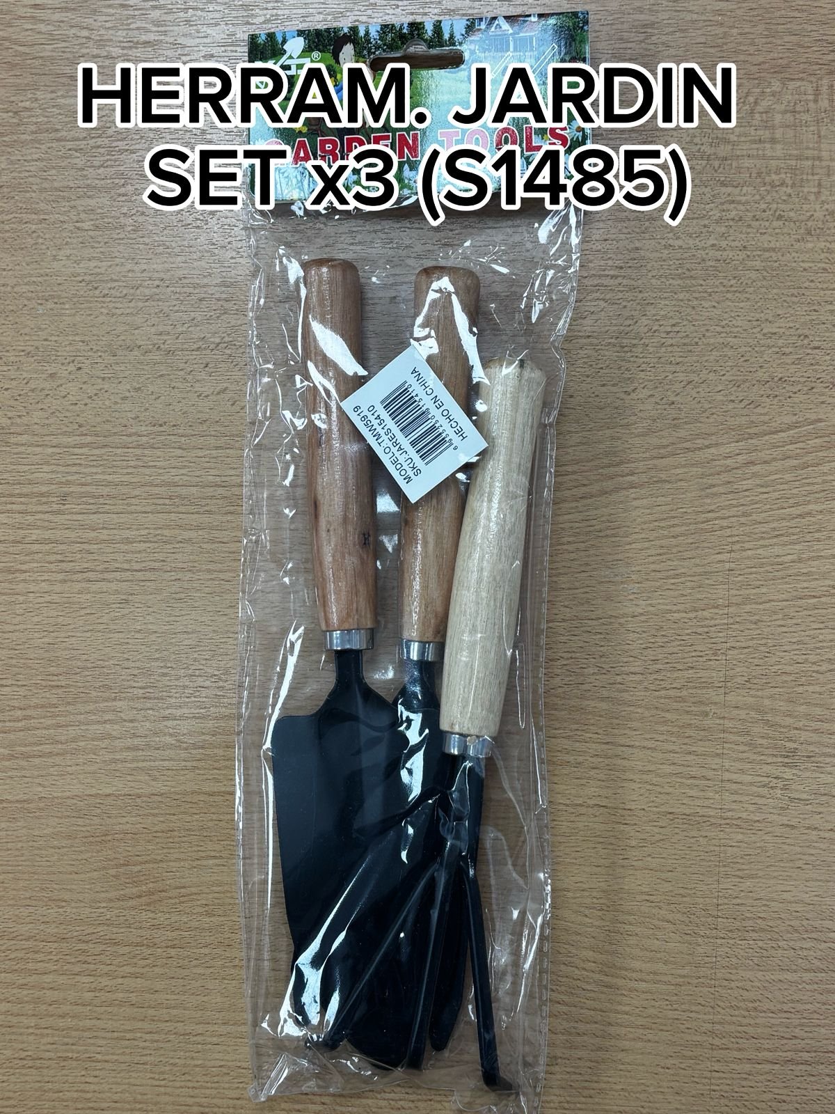 HERRAM. JARDIN SET X3 S1485
