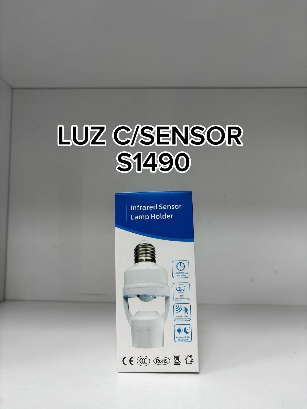 LUZ C/SENSOR S1490