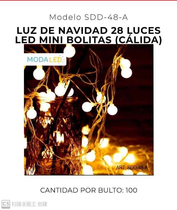 LUZ LED NAVIDAD 28 LUCES SDD-48-A-100