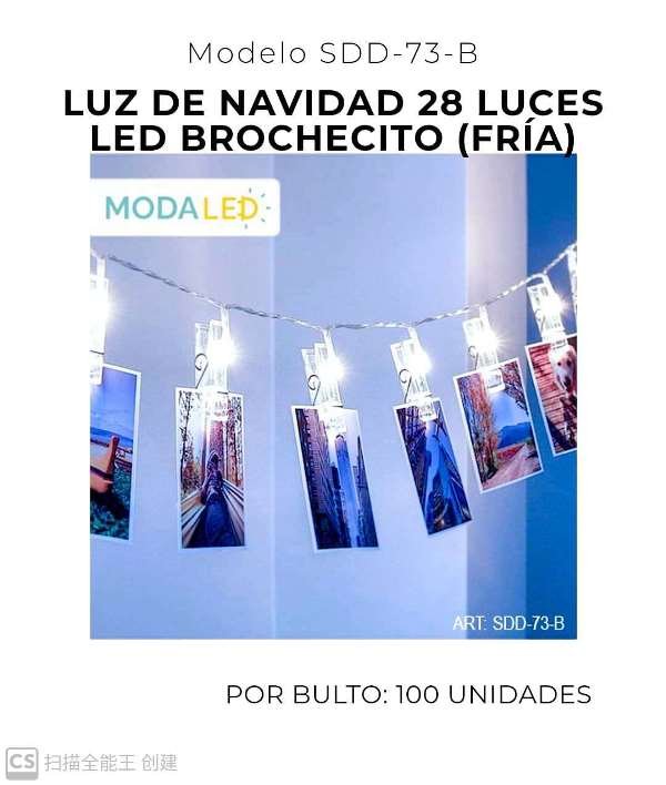 LUZ LED NAVIDAD 28 LUCES SDD-73-B-100