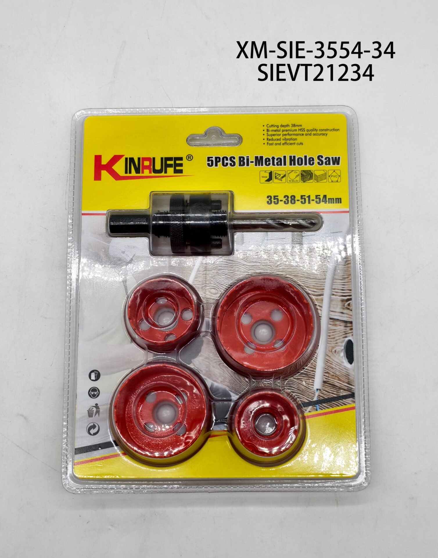SET DE SIERRAS COPAS BIMETALICAS SIEVT21234