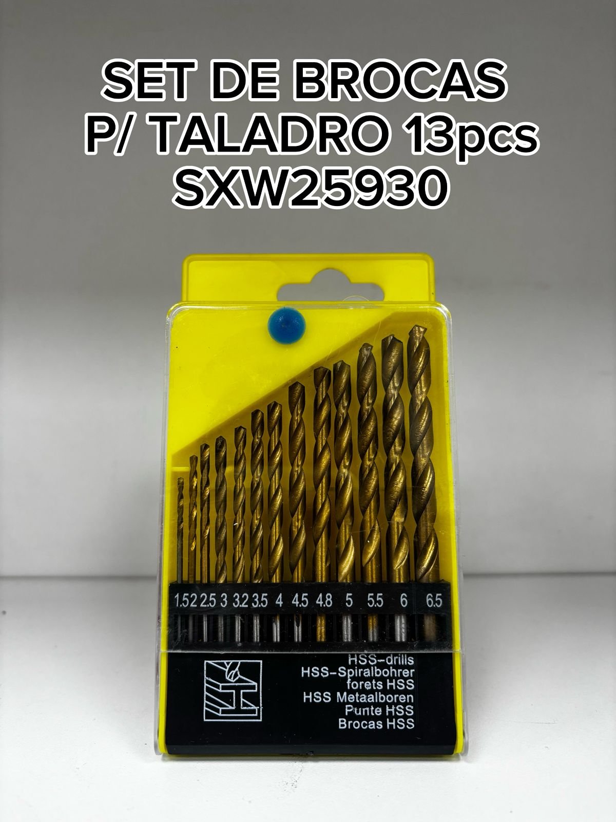 SET BROCAS P/TALADRO 13PCS SXW25930 SETES15304-200