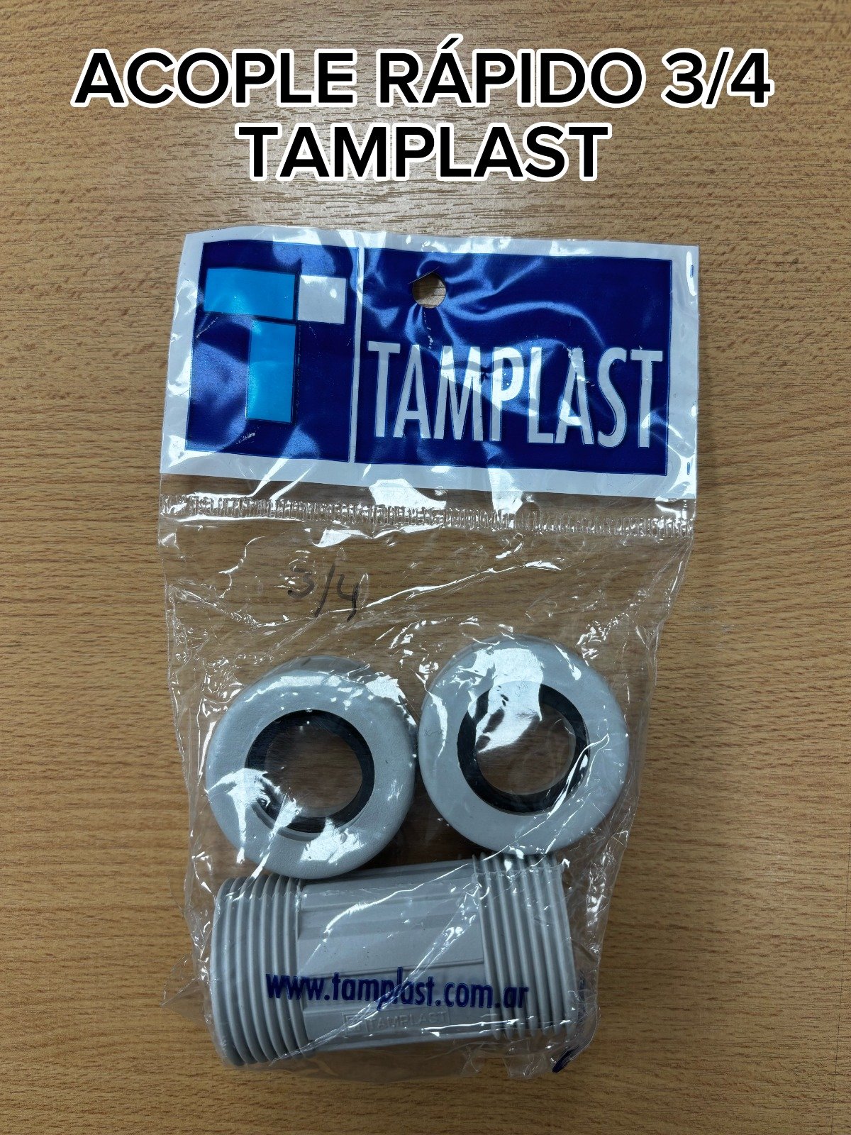 ACOPLE RAPIDO 3/4 TAMPLAST